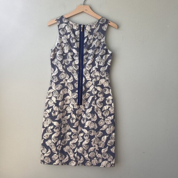 Tibi‎ New York Sleeveless Floral Jacquard Dress Size 4 - Picture 3 of 4